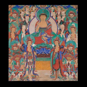 영랑사 석가모니후불탱화(影浪寺 釋迦牟尼後佛幀畵)