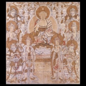 영랑사 석가모니후불도 초본(影浪寺 釋迦牟尼後佛幀畵 草本)