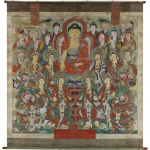 용봉사 영산회 괘불탱